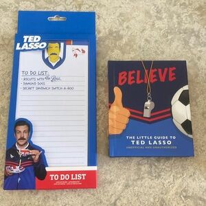 Ted Lasso gift set - to do list pad and the little guide book